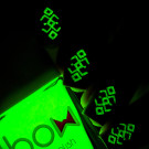 Лак для стемпинга Bow Nail Polish Glow in the dark White/Green (автор - @Lakodzen)