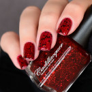 Лак для ногтей Cadillacquer Oh Yes, There Will Be Blood! (автор - @colourfulnailarts)