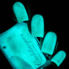 Лак для ногтей Cadillacquer The Fire's Burning Blue (автор - @serpentine13)