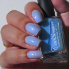 Лак для ногтей Cadillacquer The Fire's Burning Blue (автор - @_always_polished_)