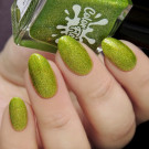 Лак для ногтей Color Flecks Green Chrysanthemum (автор - @Murka_vk_nails)