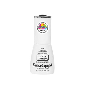 Dance Legend Лак для стемпинга Dance Legend Липкий Sticky Stamping White