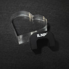 Магнит ILNP подкова, черный