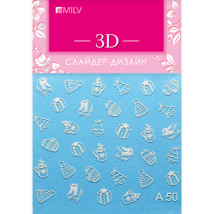 MILV Слайдер-дизайн MILV 3D A50 белый