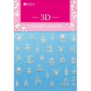 MILV Слайдер-дизайн MILV 3D A63 белый
