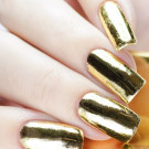 Фольга MILV для дизайна ногтей золото