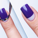 Трафарет для ногтей MILV Трафареты для дизайна ногтей
