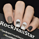 Трафарет для ногтей RockNailStar Трафарет-мини Индия