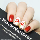 Трафарет для ногтей RockNailStar Север