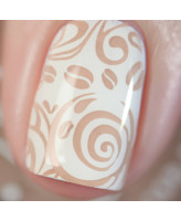 Painted Polish Stamped in Chai