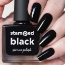 Лак для ногтей Picture Polish Stamped Black