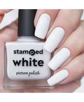 Picture Polish Stamped White