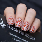 Трафарет для ногтей RockNailStar Этно