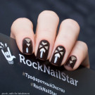 Трафарет для ногтей RockNailStar Этно