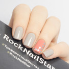 Трафарет для ногтей RockNailStar Горох