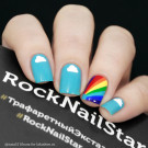 Трафарет для ногтей RockNailStar Каваий