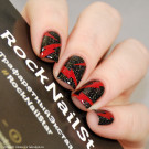Трафарет для ногтей RockNailStar Конфета