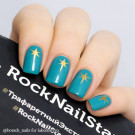 Трафарет для ногтей RockNailStar Трафарет-мини Блеск