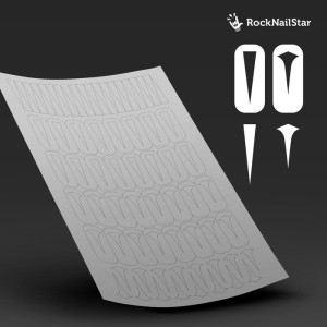 RockNailStar Трафарет для ногтей RockNailStar Трафарет-мини Стилет