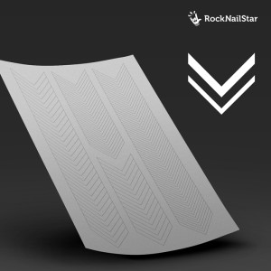 RockNailStar Трафарет для ногтей RockNailStar Трафарет-мини Уголки