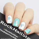 Трафарет для ногтей RockNailStar Принцесса