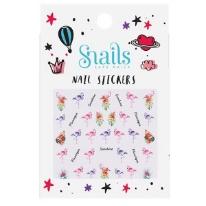 Snails Наклейки для ногтей Snails Flamingo
