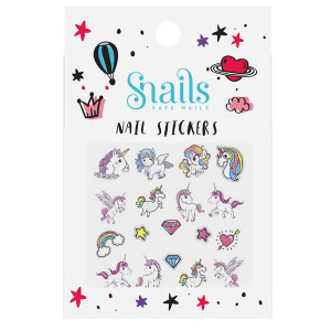 Snails Наклейки для ногтей Snails Unicorn