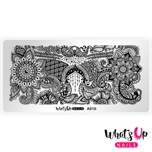 Whats Up Nails Пластина для стемпинга Whats Up Nails A010 Henna Entrancement
