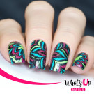 Пластина для стемпинга Whats Up Nails B002 Water Marble to Perfection