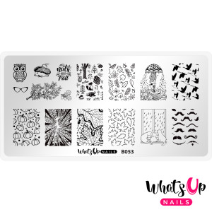 Whats Up Nails Пластина для стемпинга Whats Up Nails B053 That's Pretty Autumn!
