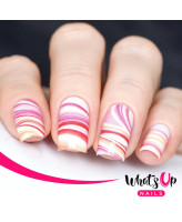 Whats Up Nails P011 Marble Madness, Pink