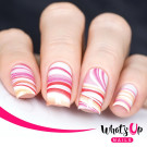 Слайдер-дизайн Whats Up Nails P011 Marble Madness, Pink