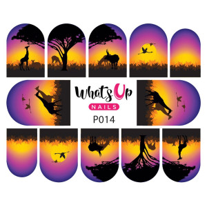 Whats Up Nails Слайдер-дизайн Whats Up Nails P014 Safari at Sunset