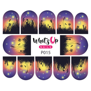 Whats Up Nails Слайдер-дизайн Whats Up Nails P015 Fields of Fireflies