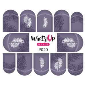 Whats Up Nails Слайдер-дизайн Whats Up Nails P020 Light as a Feather