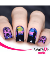 Whats Up Nails P036 Moonlit Night Scare