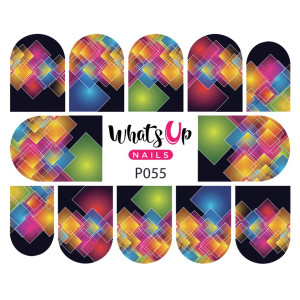 Whats Up Nails Слайдер-дизайн Whats Up Nails P055 Square-tastic
