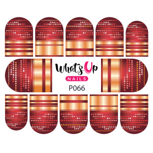 Whats Up Nails Слайдер-дизайн Whats Up Nails P066 Disco Dots