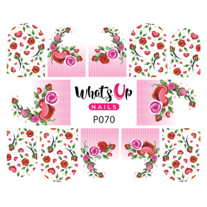 Whats Up Nails Слайдер-дизайн Whats Up Nails P070 Blooming Love