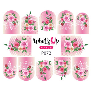 Whats Up Nails Слайдер-дизайн Whats Up Nails P072 Roses of Temptation