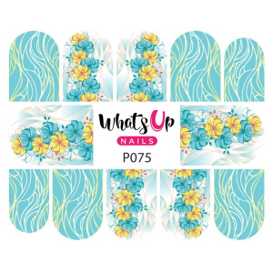 Whats Up Nails Слайдер-дизайн Whats Up Nails P075 Floral Strands