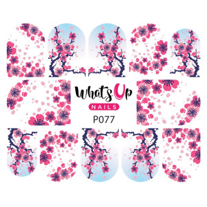 Whats Up Nails Слайдер-дизайн Whats Up Nails P077 Cherry Blossom