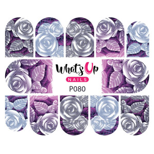 Whats Up Nails Слайдер-дизайн Whats Up Nails P080 Edgy Roses