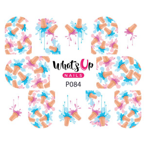 Whats Up Nails Слайдер-дизайн Whats Up Nails P084 Splatter Cones