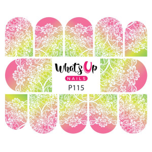 Whats Up Nails Слайдер-дизайн Whats Up Nails P115 Watermelon Lace