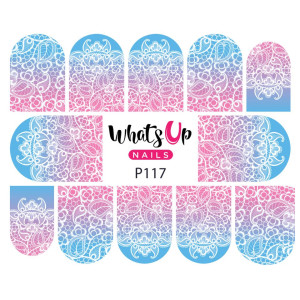 Whats Up Nails Слайдер-дизайн Whats Up Nails P117 Lace Up