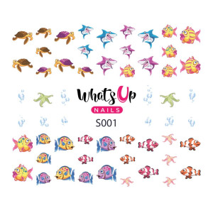 Whats Up Nails Слайдер-дизайн Whats Up Nails S001 Under the Sea