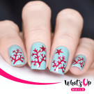 Трафарет для ногтей Whats Up Nails Трафарет Морская звезда и кораллы